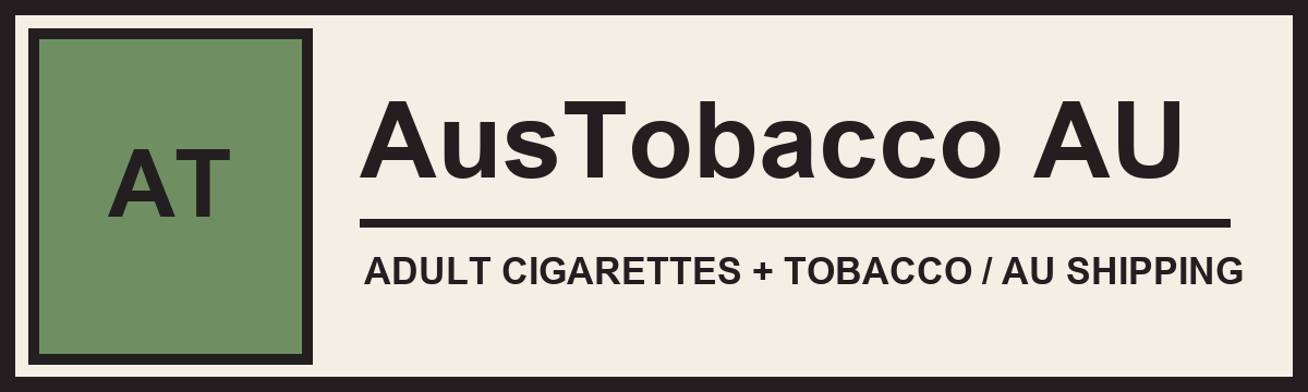 AusTobacco AU adult tobacco store logo